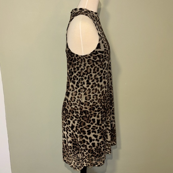 NIK AND NASH size medium animal print fitted dress mini dress - Picture 7 of 7